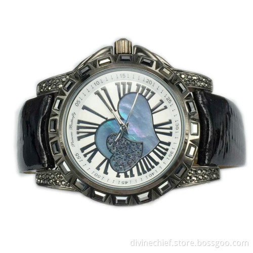 Custom High Quality Imported Movement Wrist Watch, Genuine Leather Waterproof Watch
